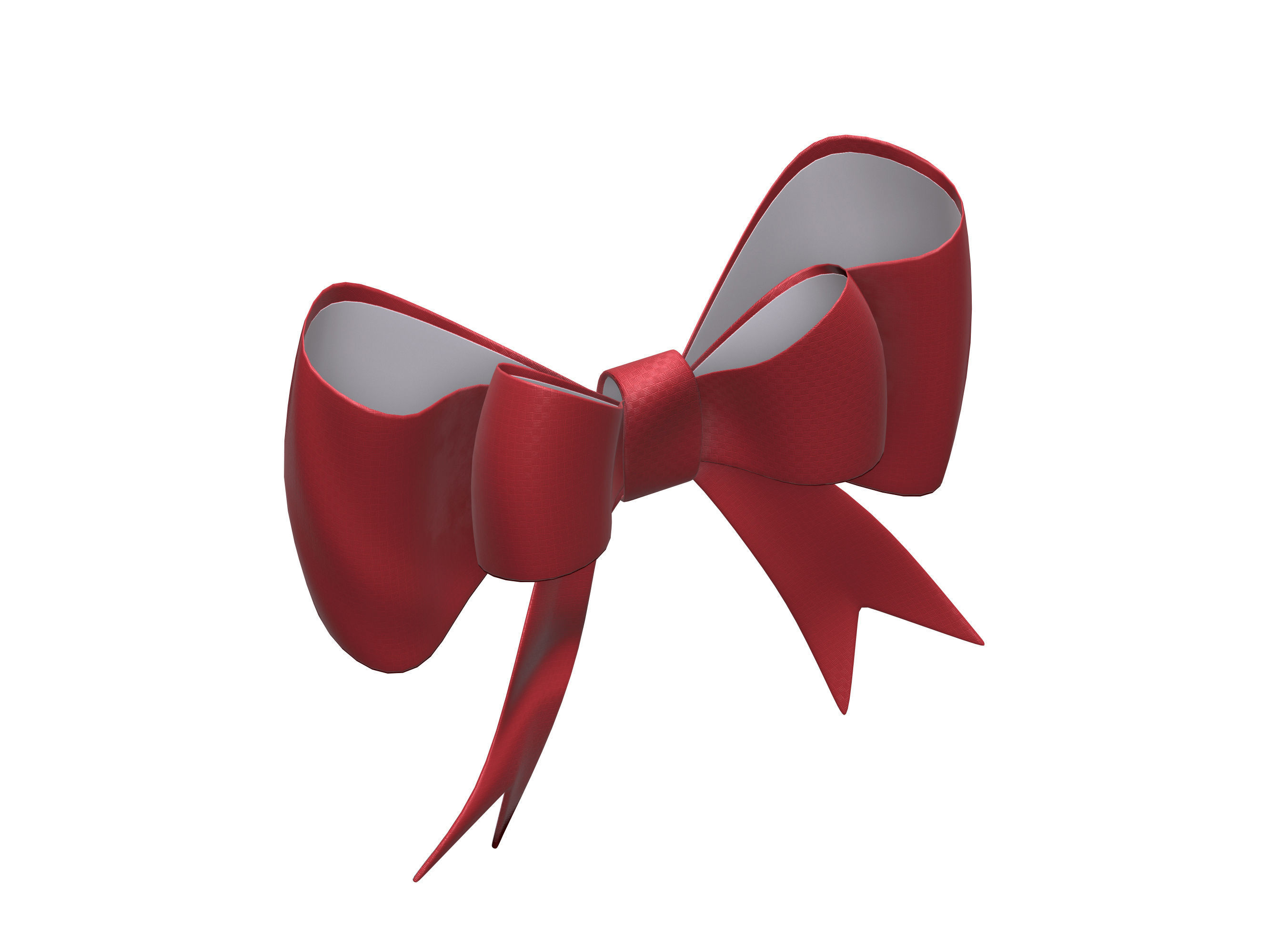 small bow 3D model_1