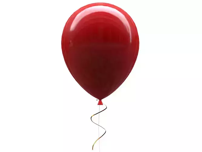 round balloons 02 3D model