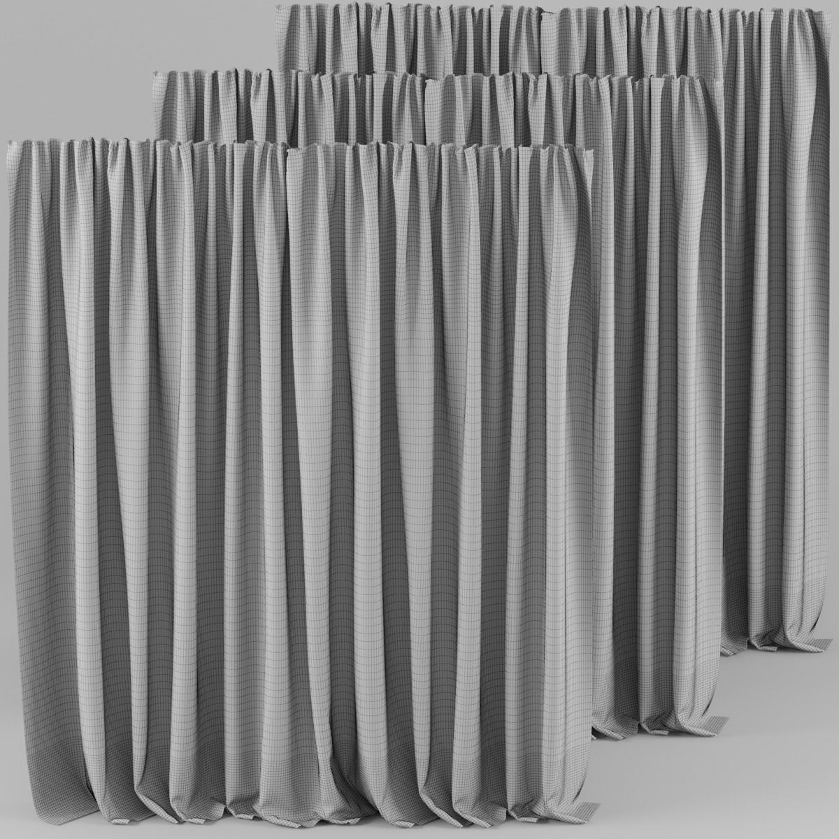 Curtains 30 3D model_2