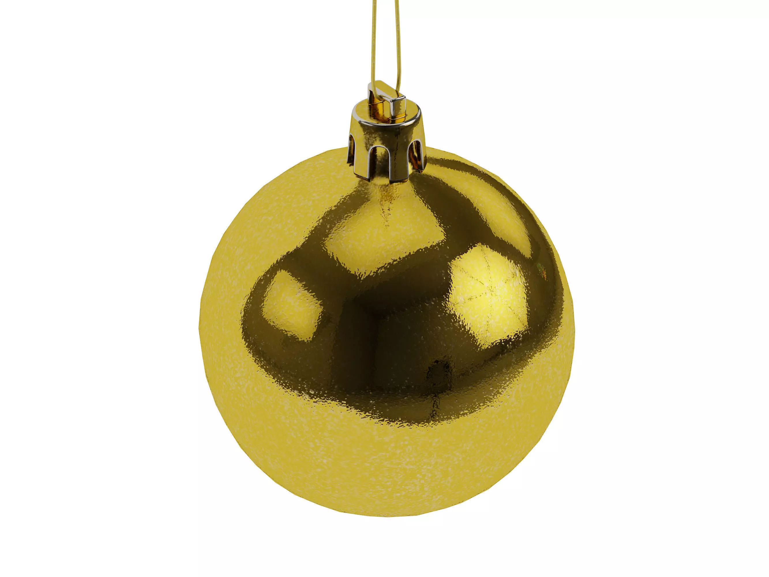 Christmas sphere decor 3D model_0