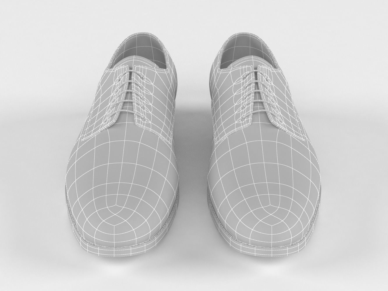 Mens casual shoes 3D model_5
