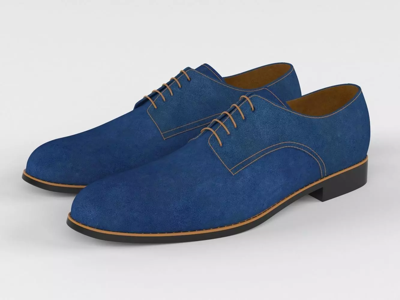 Mens casual shoes 3D model_0