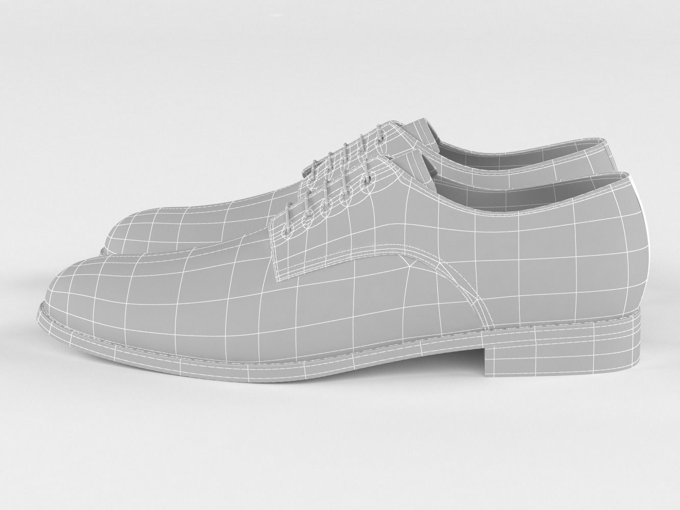 Mens casual shoes 3D model_8