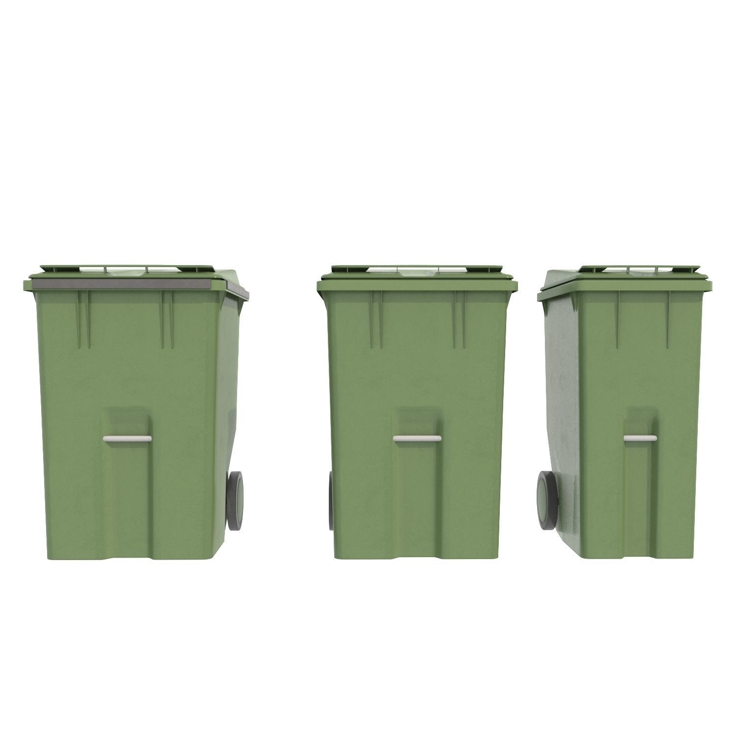 Trash can  3D model_5