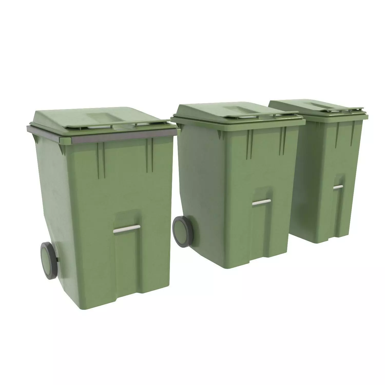 Trash can  3D model_0