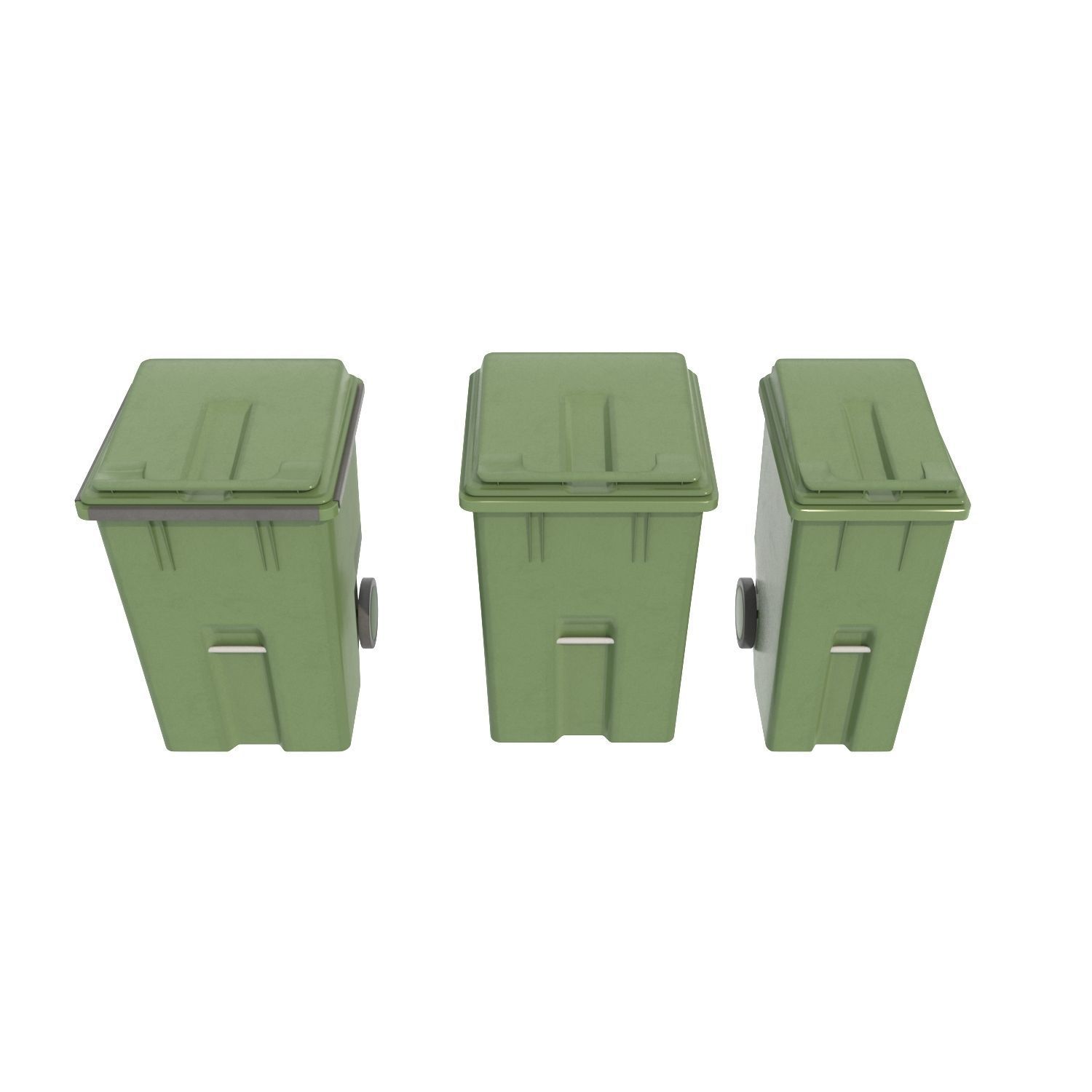 Trash can  3D model_2