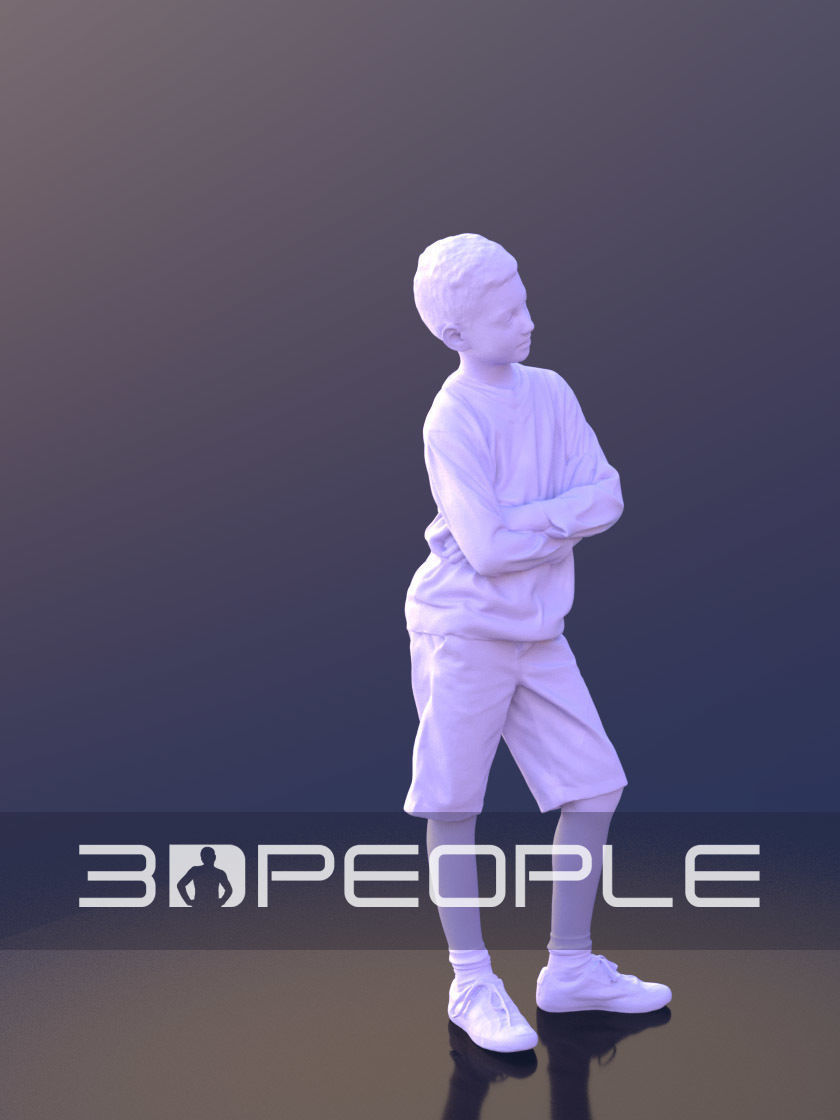 Amal 10217 - Cool Teenie Low-poly 3D model_6