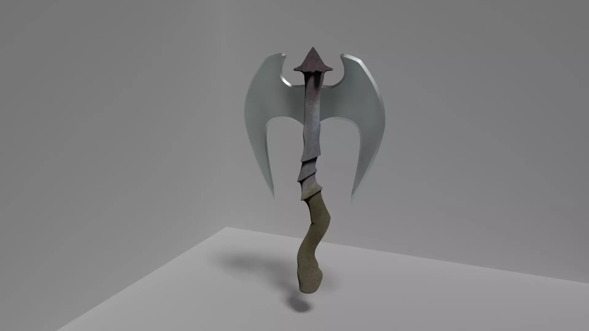 MEDIEVAL AXE 3D model_0