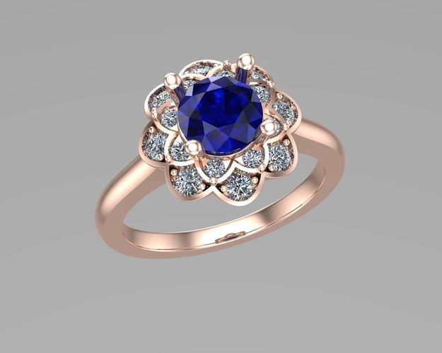 Basic gold rings NN150 3D print model