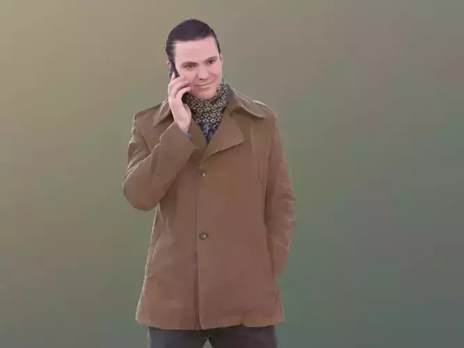 Marcel 10307 - Phone Casual Man Low-poly 3D model