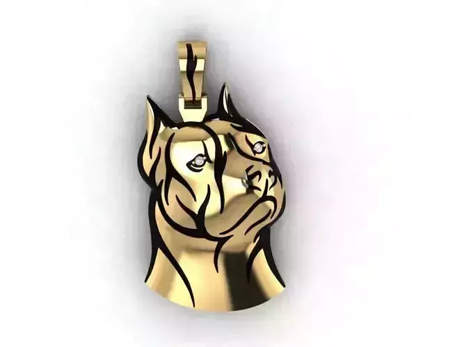 Bull dog pendant