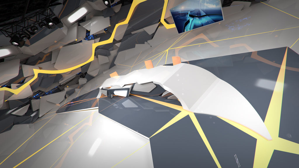 Virtual Broadcast Studio 13 3D model_5