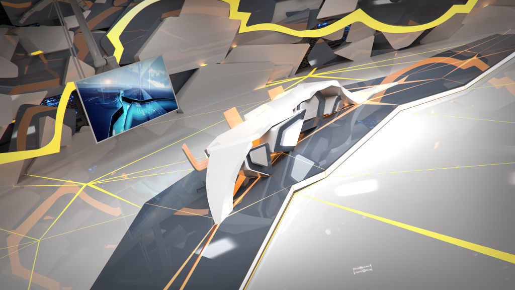 Virtual Broadcast Studio 13 3D model_7