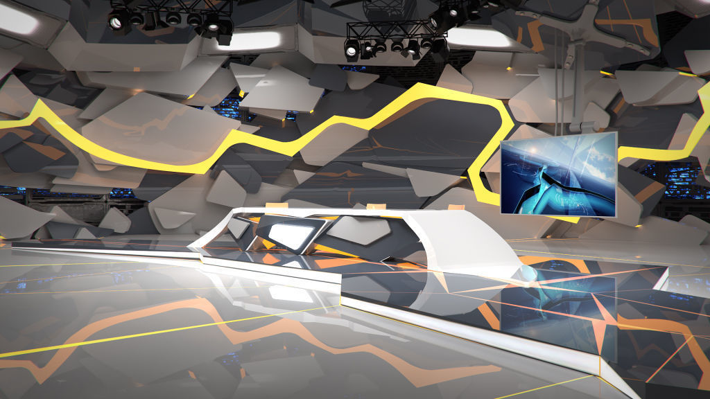 Virtual Broadcast Studio 13 3D model_2