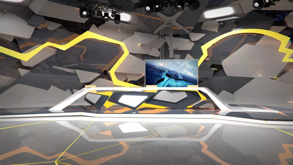 Virtual Broadcast Studio 13 3D model_0