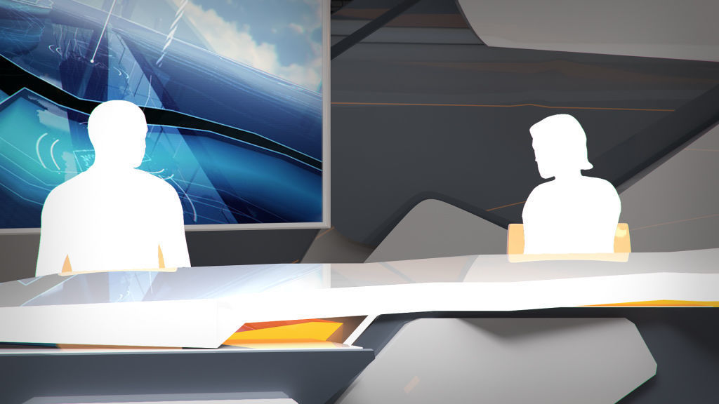 Virtual Broadcast Studio 13 3D model_10