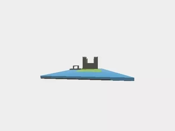 Cheep castle Low-poly 3D model