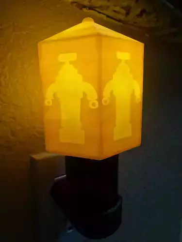 Robot Hexagon Night Light 3D print model