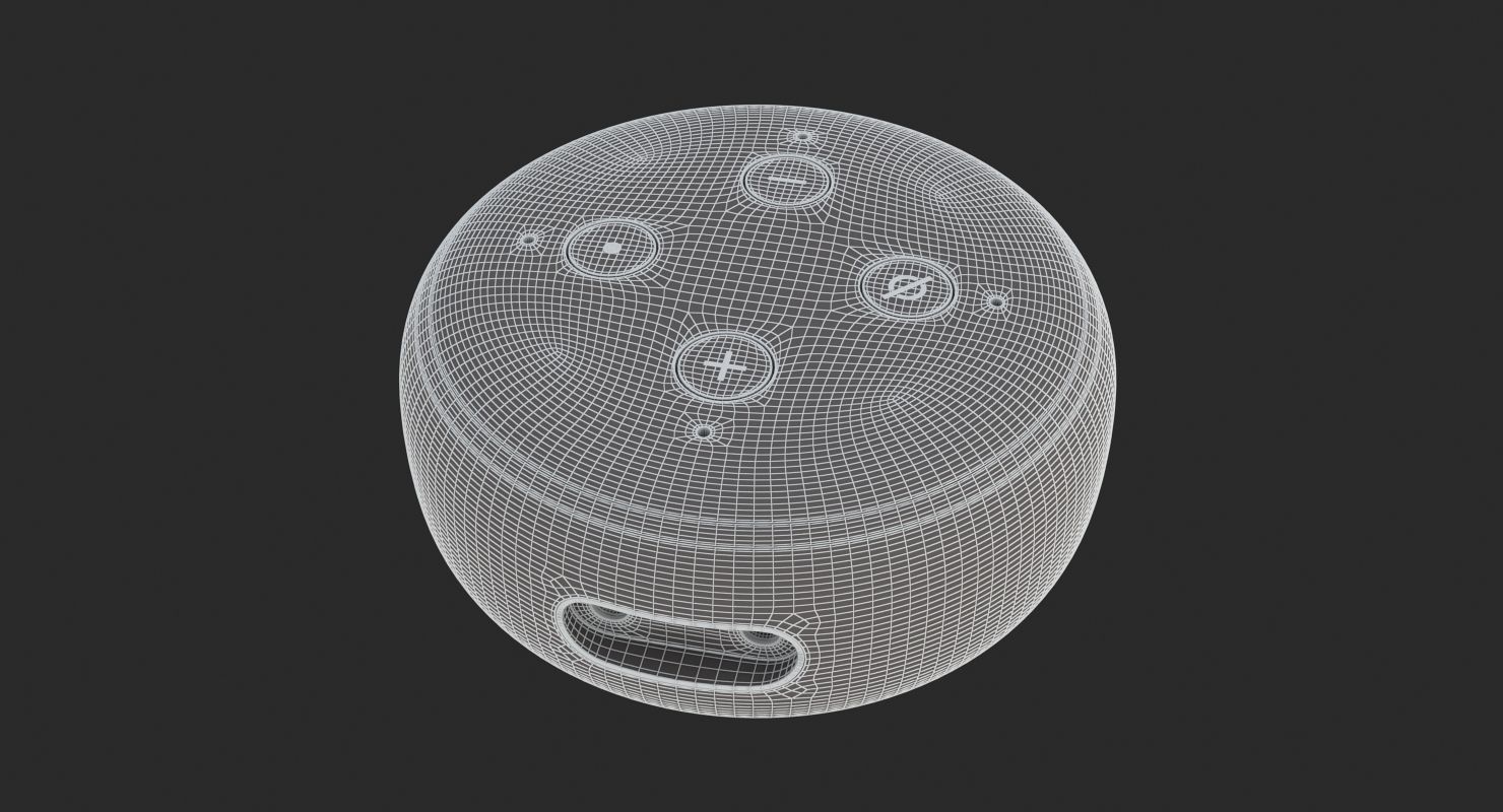 Amazon Echo Dot 3rd 2018 3D model_11
