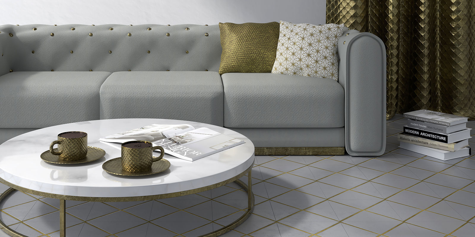 Living room 3D model_5