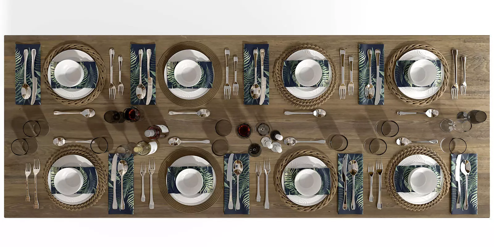 dining room set 3D model_0