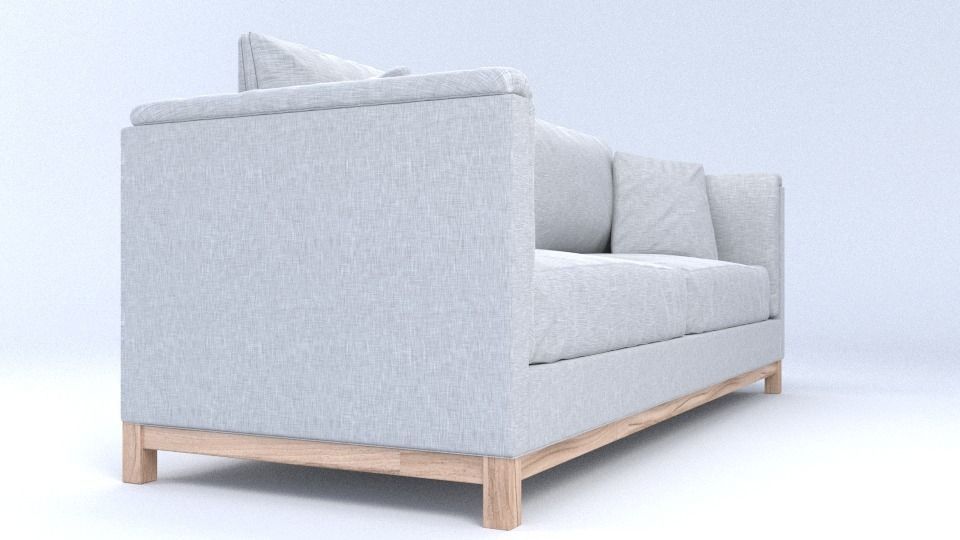 Summer Couch 3D model_2