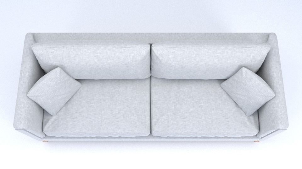 Summer Couch 3D model_4