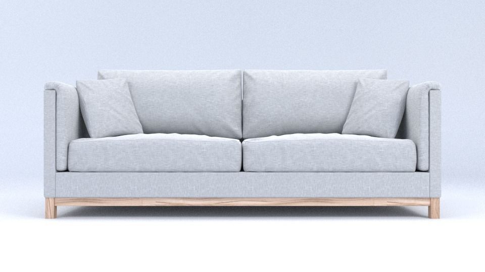 Summer Couch 3D model_1