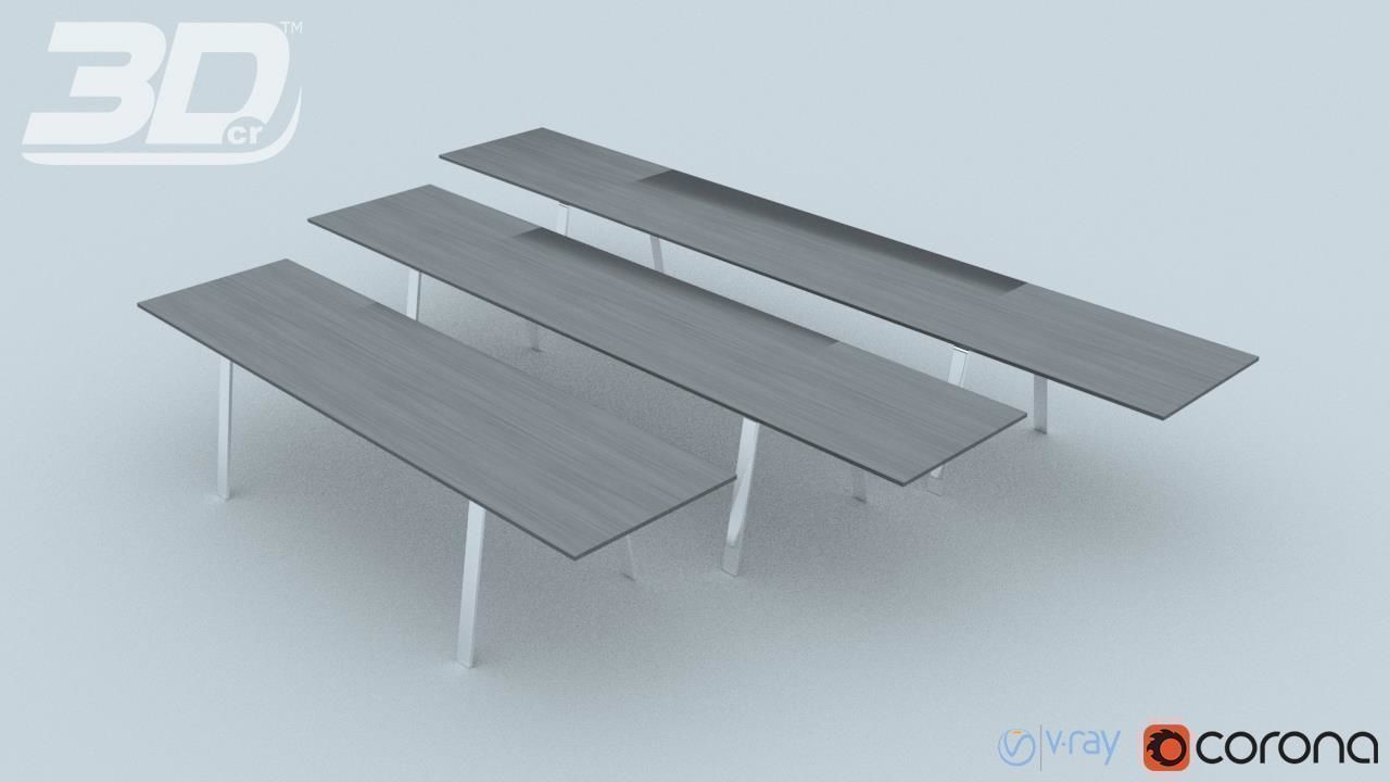Mega Table Set Vol2 3D Model Collection_8