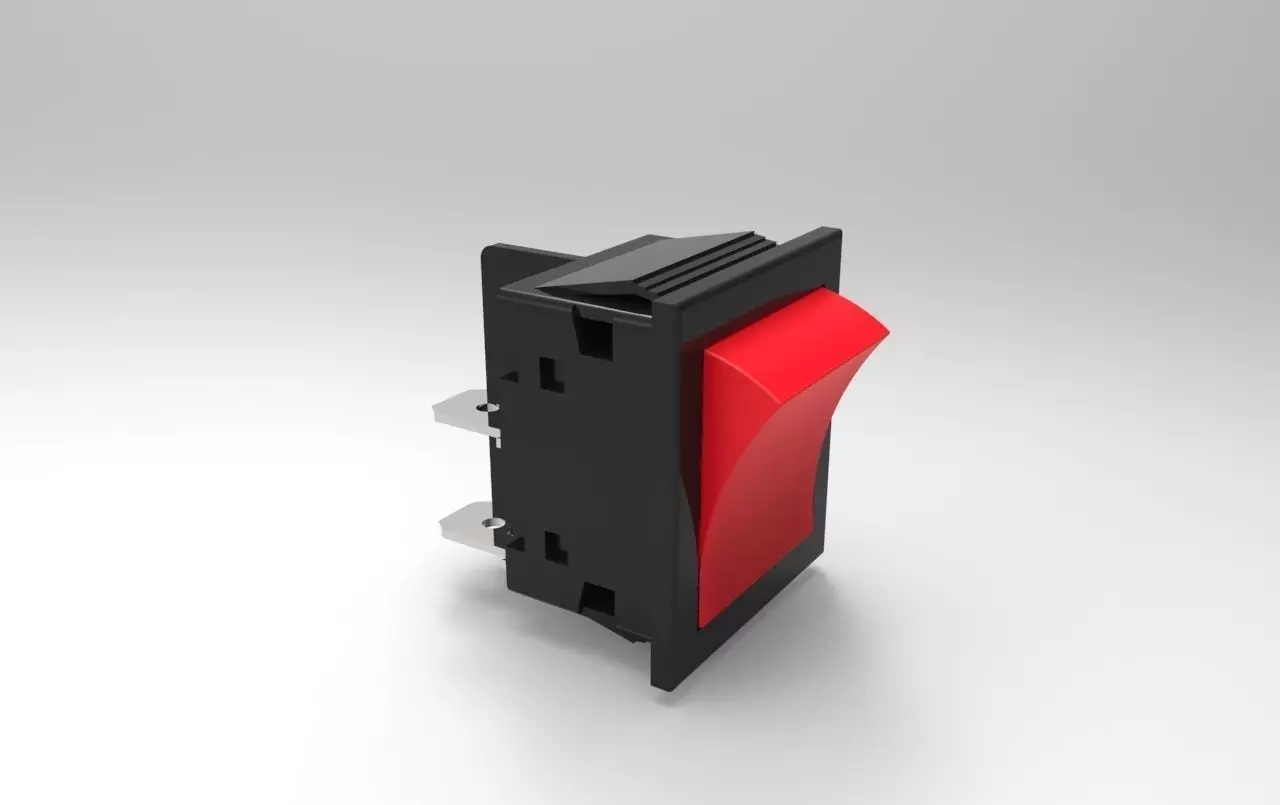 Rocker Switch Free 3D model