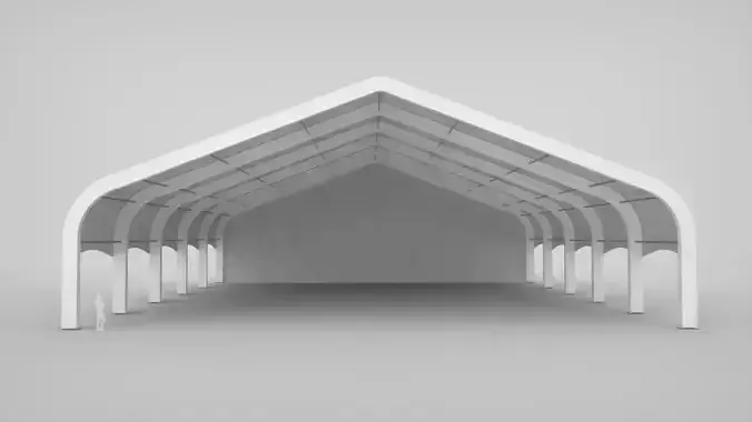 Clearspan Tent 3D model