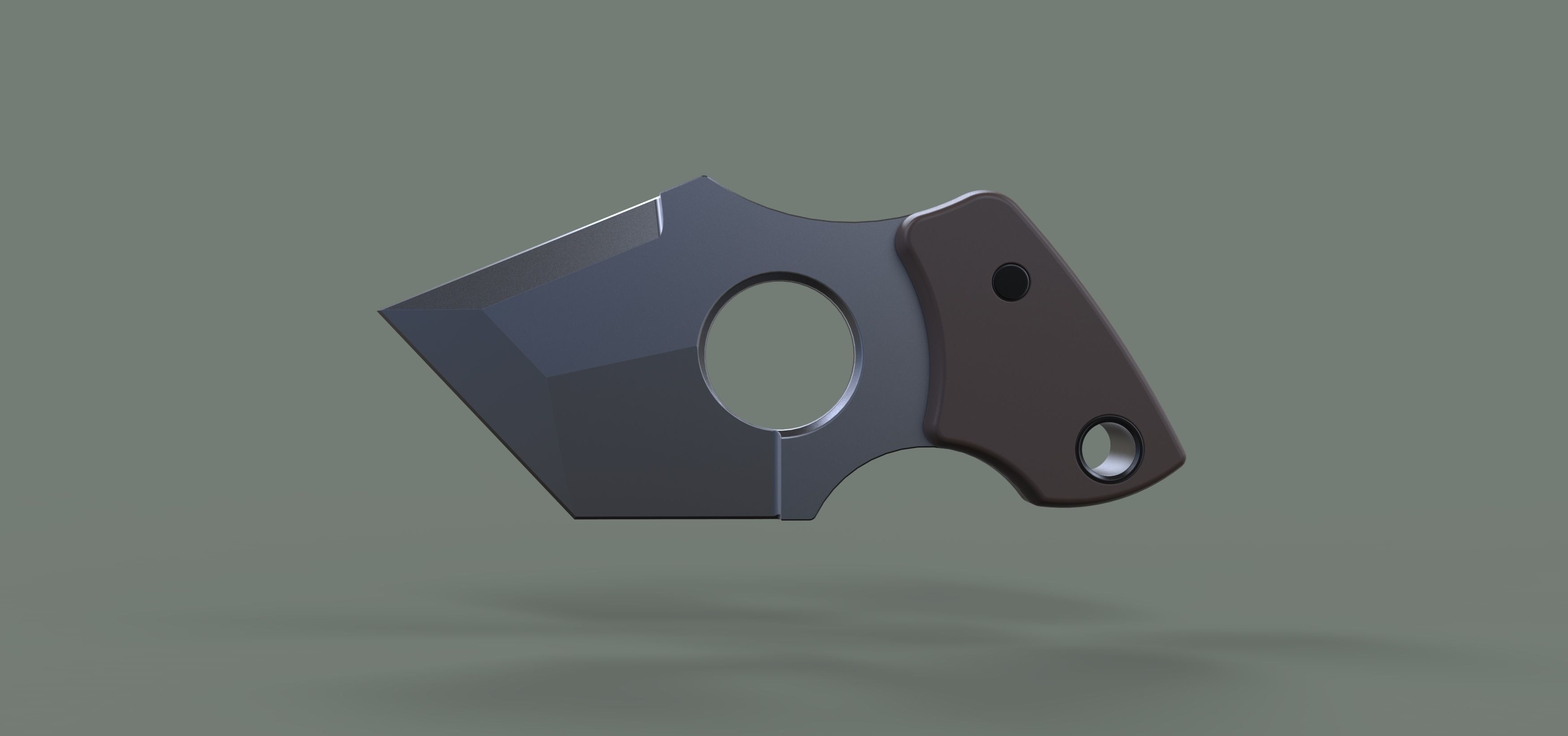 Push dagger 4 3D model_5