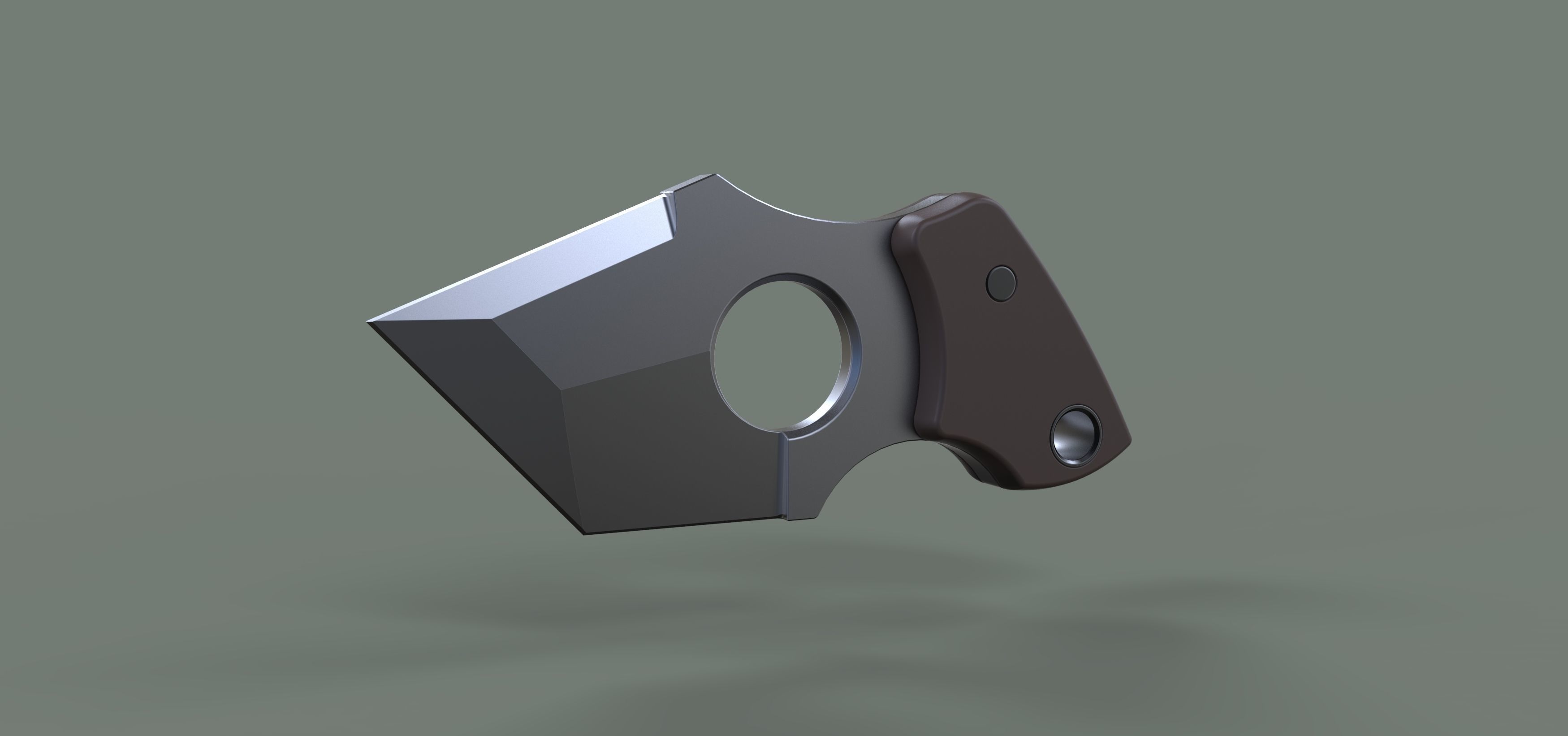 Push dagger 4 3D model_1