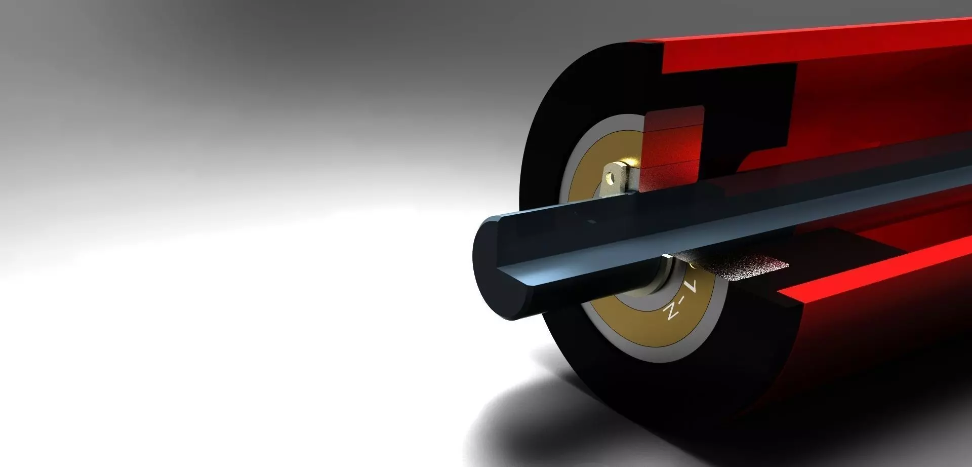 Conveyor Roller Free 3D model