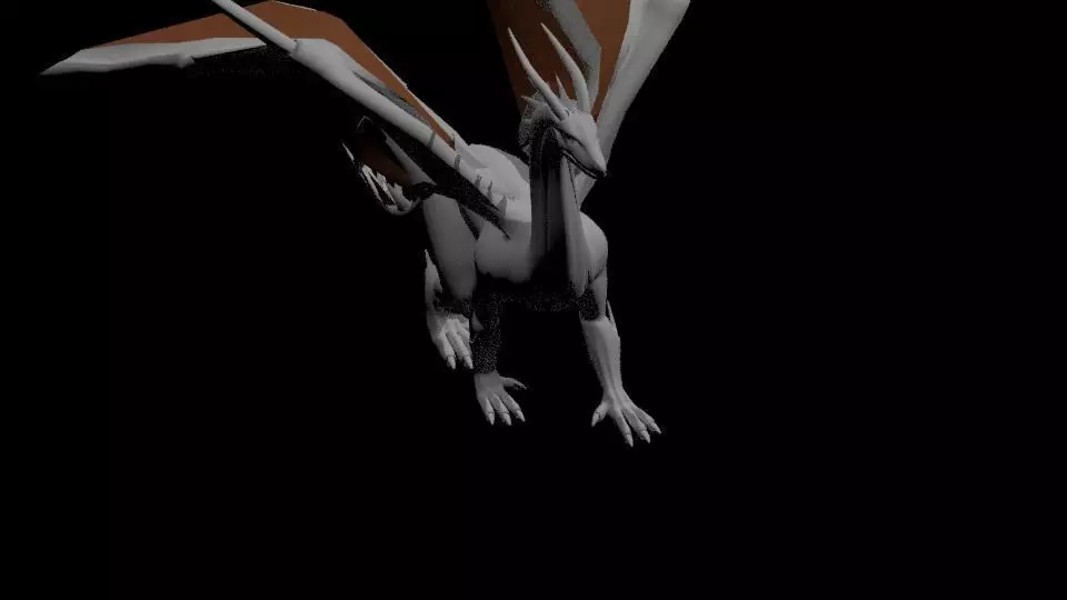 Hockey dragon Free 3D model_0