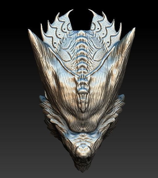 Alpha Predator bio mask  3D model_5