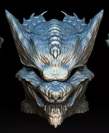 Alpha Predator bio mask  3D model_0