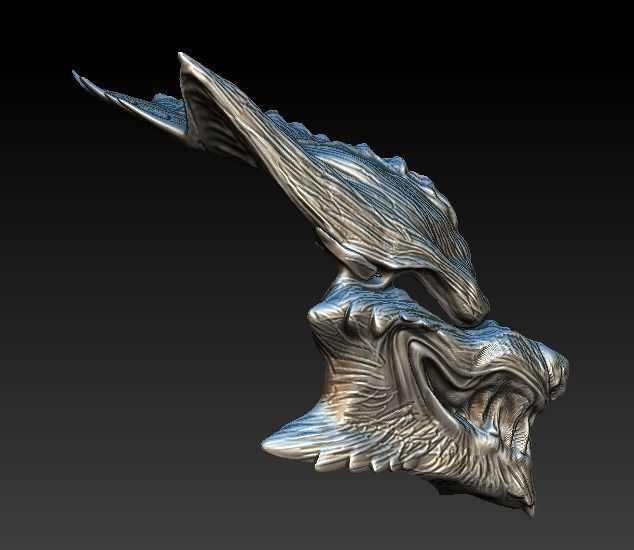 Alpha Predator bio mask  3D model_3