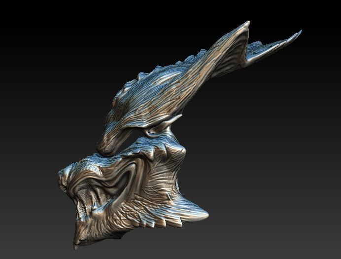 Alpha Predator bio mask  3D model_4