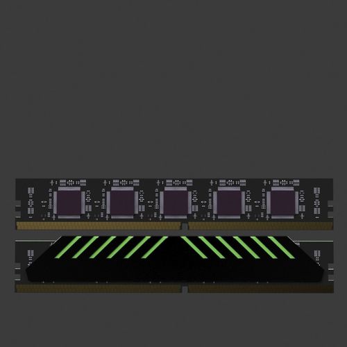 RAM-computer 3D model