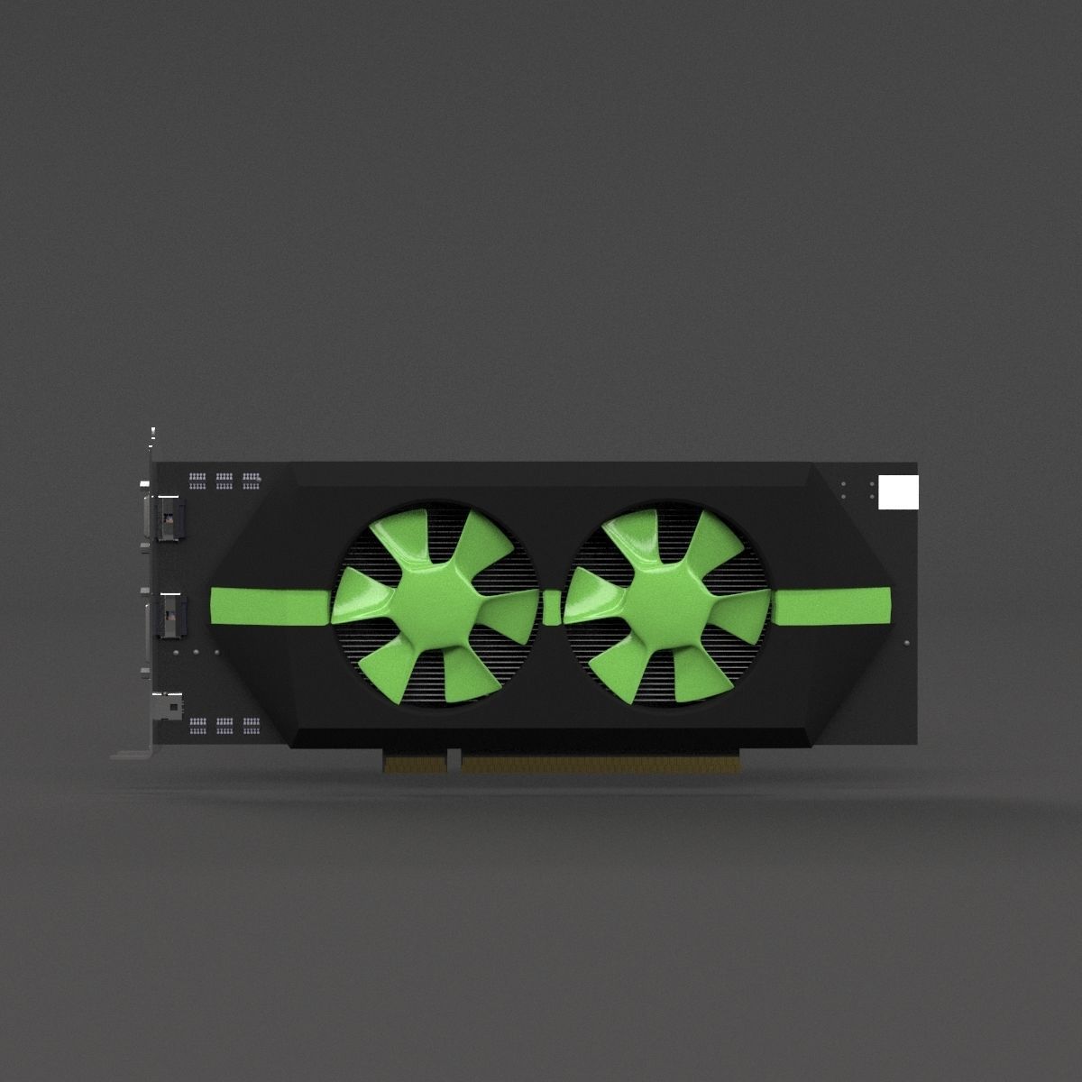 Video card 3D model_2