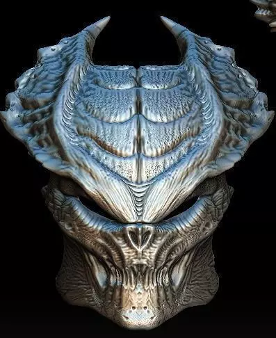 Echo predator bio mask 3D model