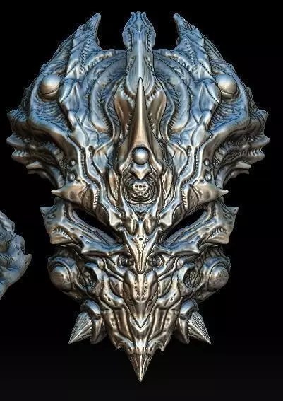 Guyver predator bio mask 3D model_0