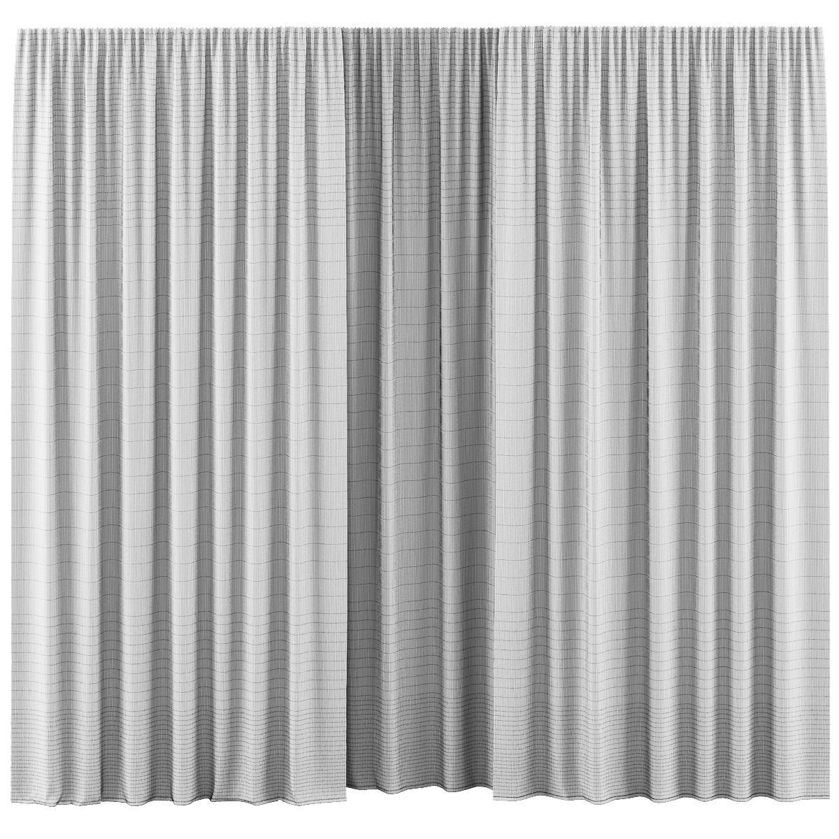 Curtains 31 3D model_2