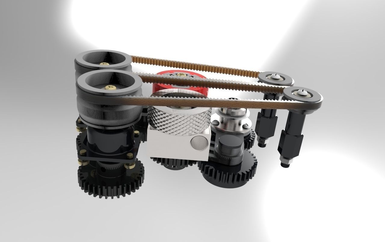 Gear project  Free 3D model_3