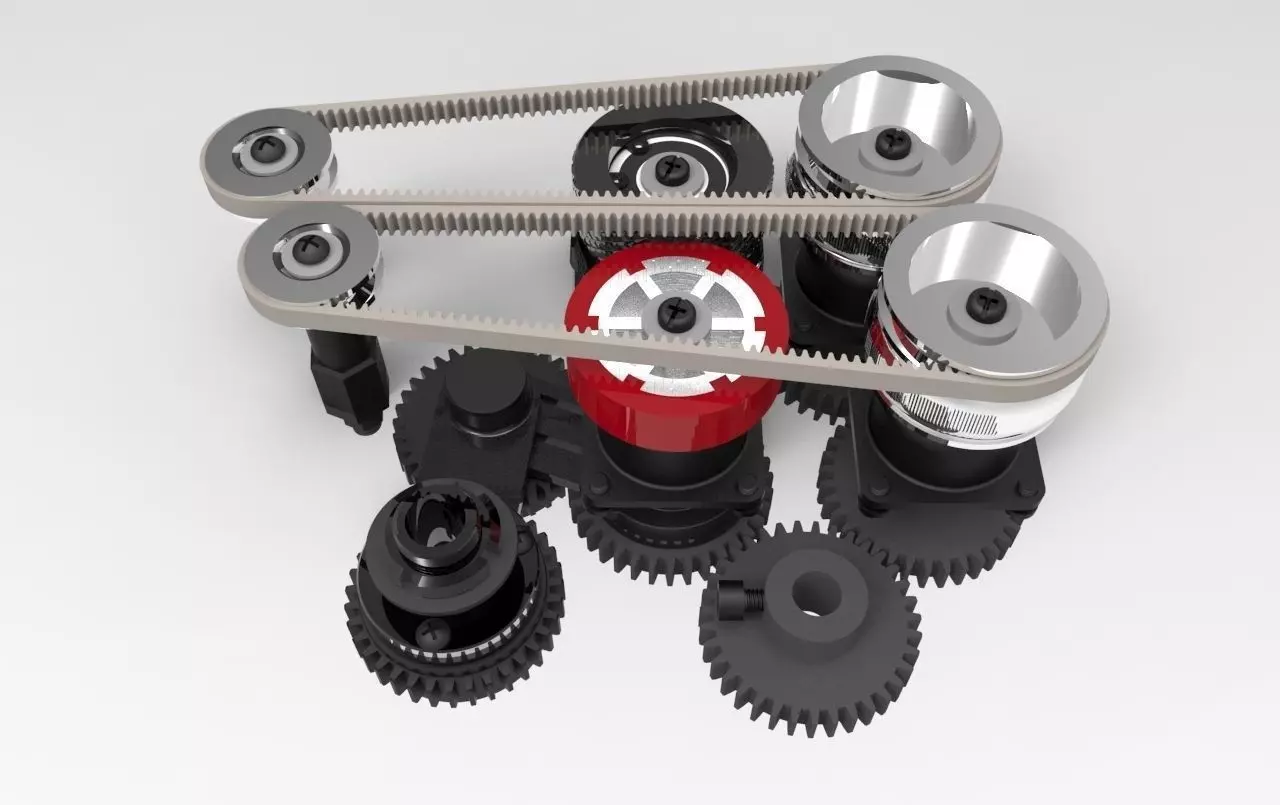 Gear project  Free 3D model_0