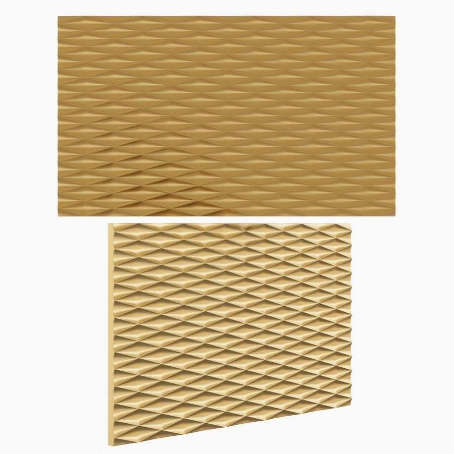 Wall 3D panel 3D print model_3