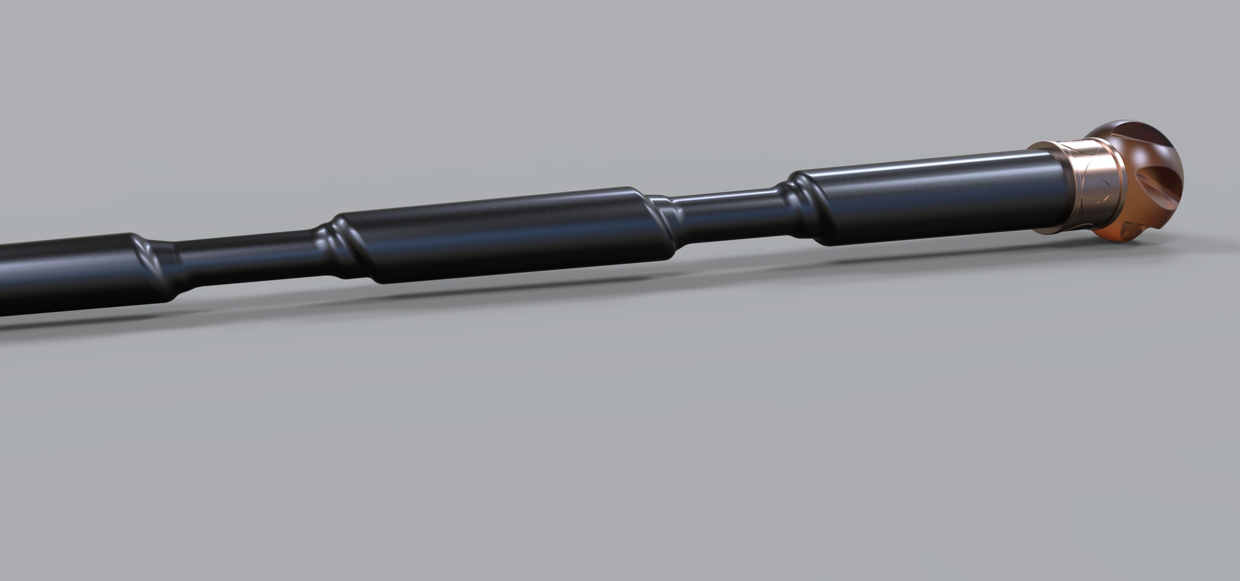 Wand of Dumbledore from movie Fantastic beasts II 3D model_6