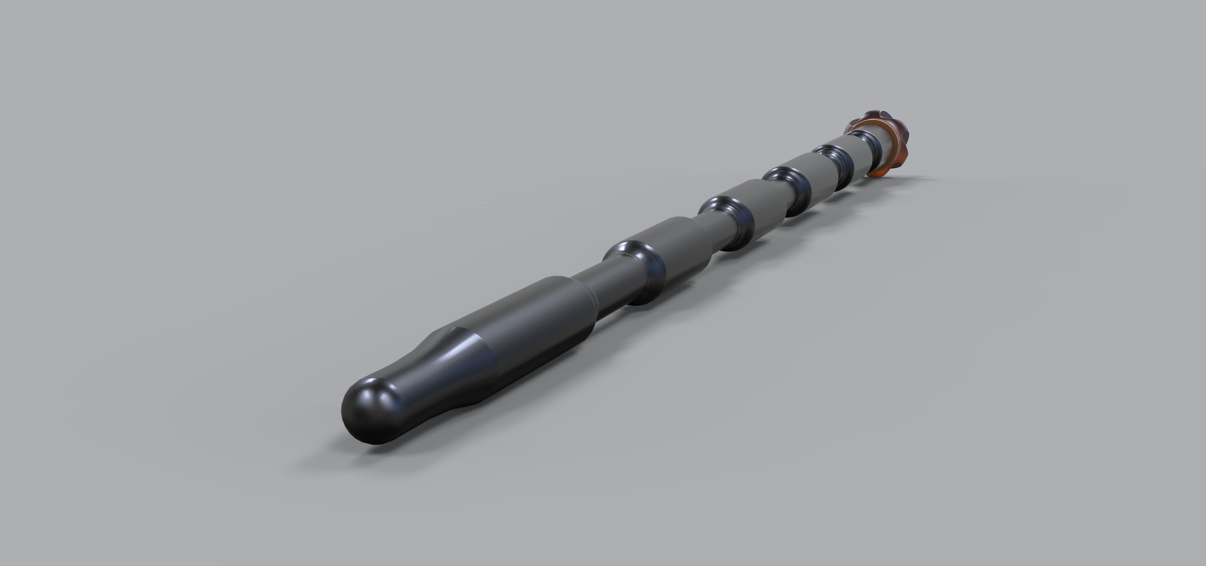 Wand of Dumbledore from movie Fantastic beasts II 3D model_2