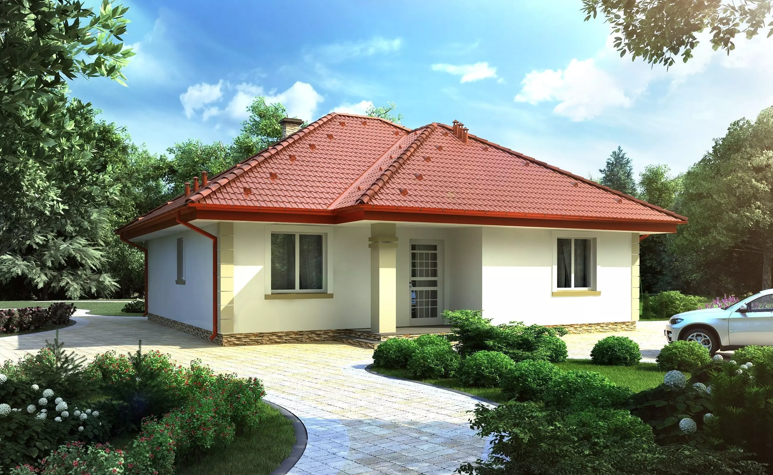 House model 3d dom6  Free 3D model_0